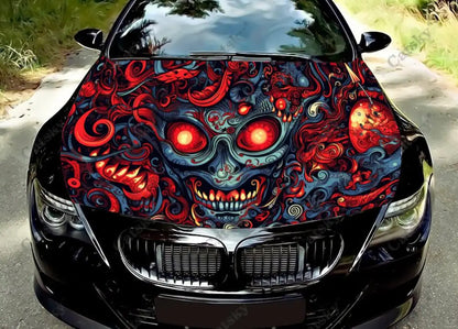 Devil Demon Eyes Hood Wrap