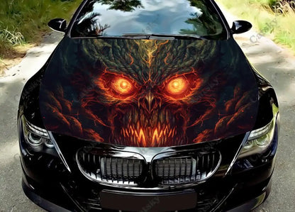 Devil Demon Eyes Hood Wrap