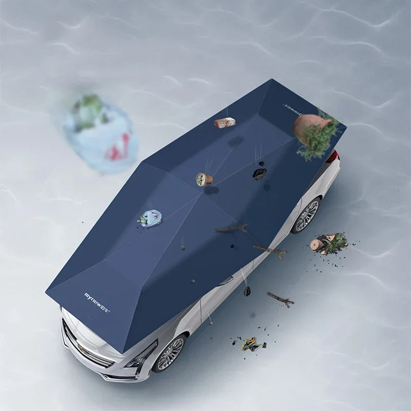 Semi-Automatic Car  Mobile Canopy Anti-Hail retractable car cover