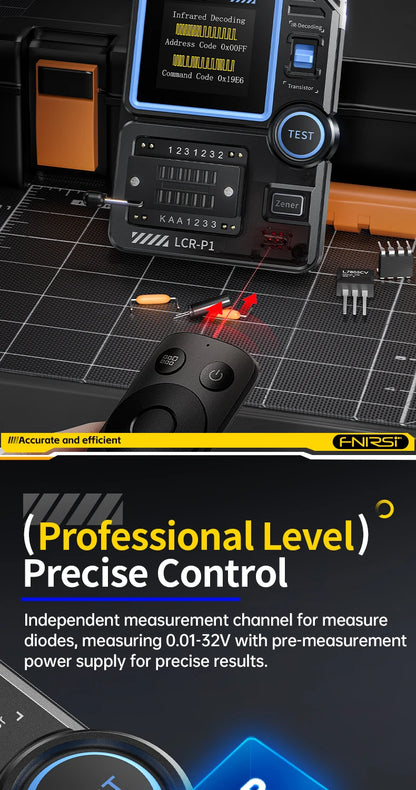 Multimeter Diode Transistor Capacitance Meter Resistance Multifunctional Tester