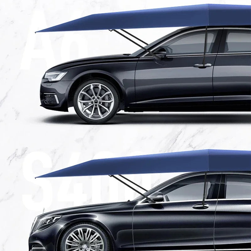 Semi-Automatic Car  Mobile Canopy Anti-Hail retractable car cover