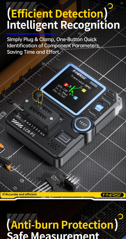 Multimeter Diode Transistor Capacitance Meter Resistance Multifunctional Tester