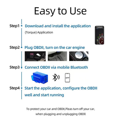 Mini ELM327 OBD2 Scanner