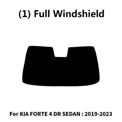precut Removable Window Tint Film For Car 100% UVR 5%-70%VLT Heat Insulation Carbon ﻿For KIA