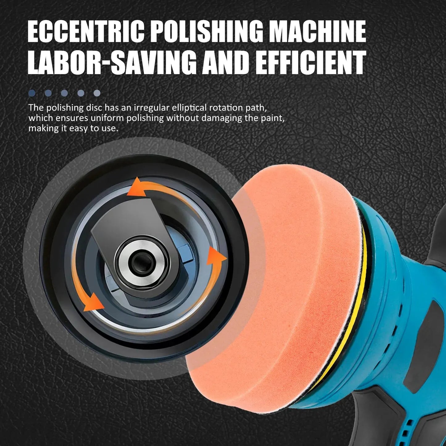 12V Cordless Polisher 8 Gears 380W