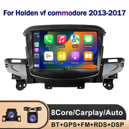 Double Din For HOLDEN VF COMMODORE 13-17 4G Android w heads up display