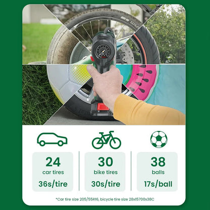 Bosch 18V Air Pump Cordless Electric Air Compressor w Air Pressure Display