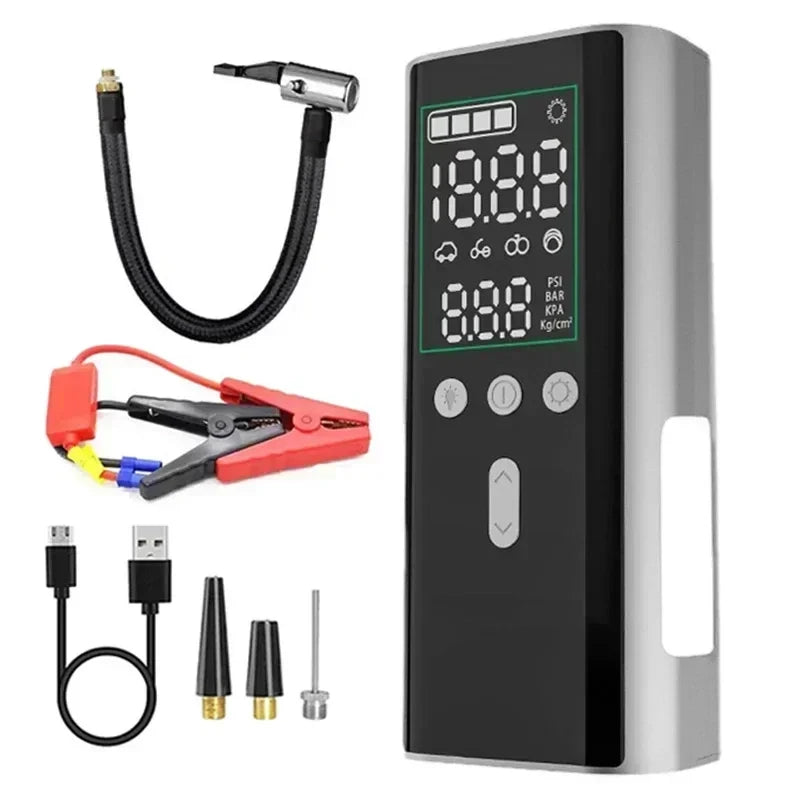 Car Jump Starter Air Pump 4 in 1 Air Compressor