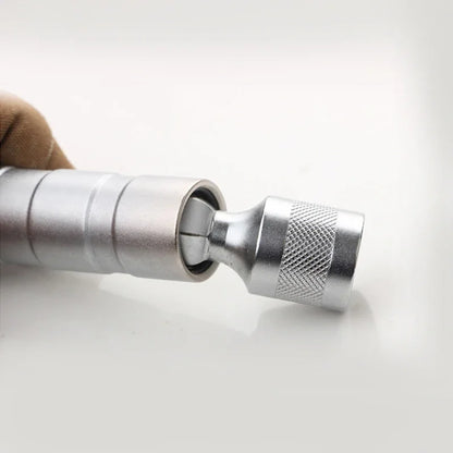 Spark Plug Socket Wrench Adapter 14mm16mm Set Universal Joint with Magnetic Flexible Socket Thin Wall 3/8"