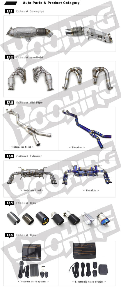 Factory Catted Manifold Header Engine Exhausted Headers