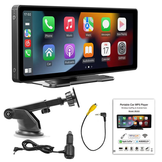 Universal 10.26” Screen Car Radio Multimedia Wireless Carplay Screen for Apple Or Android