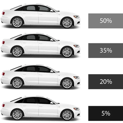 pre-cut Window Tint Film  100% UVR 5%-70%VLT Heat Insulation Carbon