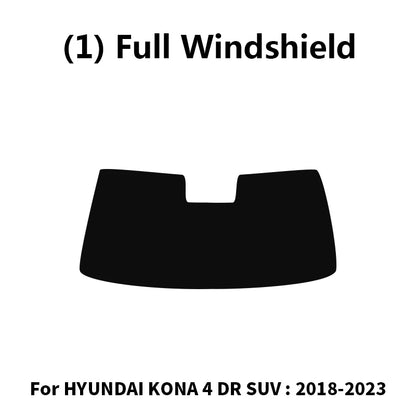 pre-cut Window Tint Film  100% UVR 5%-70%VLT Heat Insulation Carbon