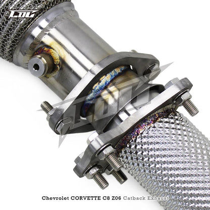 Sport Exhaust Muffler 3 Inch Exhaust Pipe OEM Valve Cat Back Exhaust System