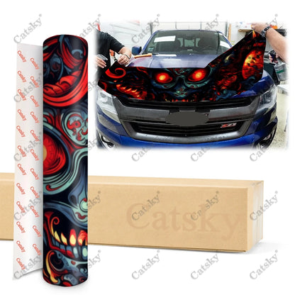 Devil Demon Eyes Hood Wrap