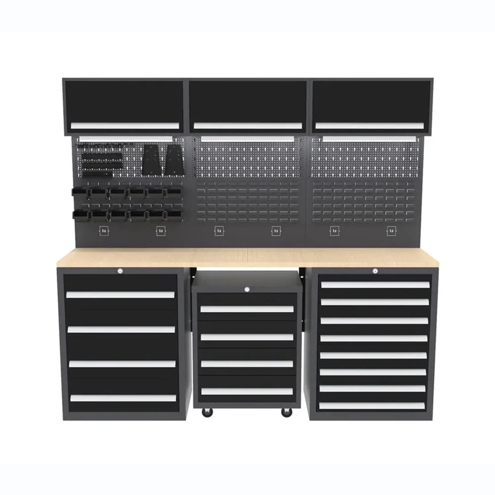 Heavy-Duty Garage Tool Cabinet with Drawers 600KG Capacity