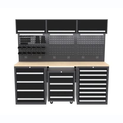 Heavy-Duty Garage Tool Cabinet with Drawers 600KG Capacity