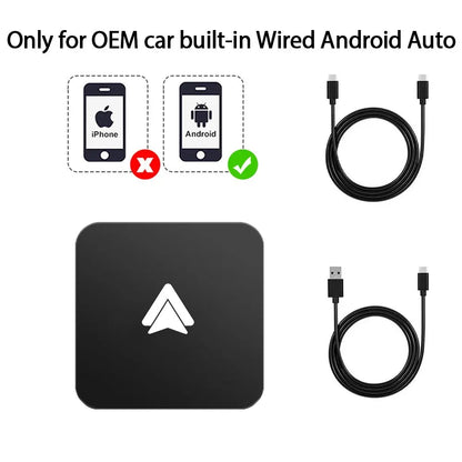 Mini Carplay&Auto Box Dongle Wired To Wireless