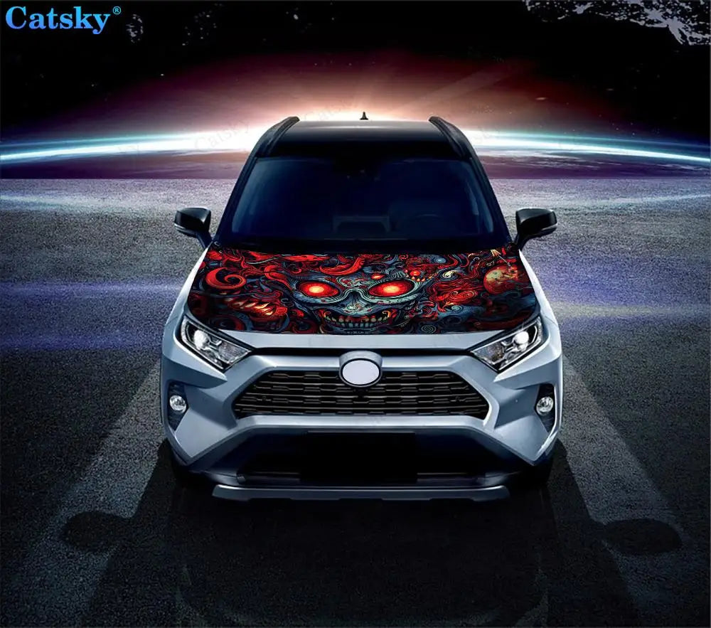 Devil Demon Eyes Hood Wrap