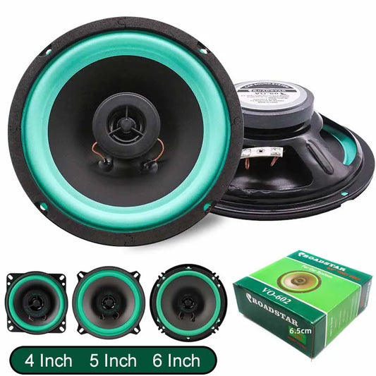 4/5/6.5 Inch Car Speakers Subwoofer Universal Audio Full Range Frequency Car Stereo