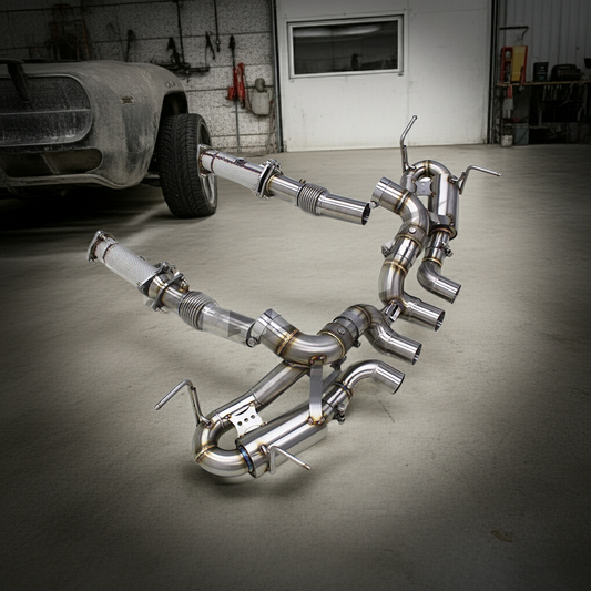 Sport Exhaust Muffler 3 Inch Exhaust Pipe OEM Valve Cat Back Exhaust System