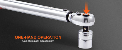 Torque Wrench Set Drive Click Torque Wrench Dual-Direction Adjustable